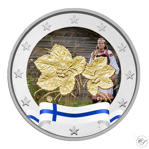 Suomi 2 € 2012 Lakka, väritetty (#1)