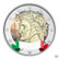 Italia 2 € 2019 Dante Alighieri, väritetty (#1)