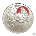 San Marino 10 € 2022 Lunar - Härkä UNC