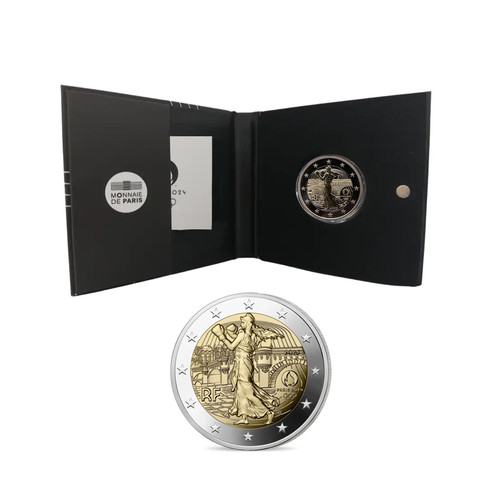 Ranska 2 € 2023 Pariisin olympialaiset 2024, Proof