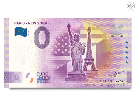 Ranska 0 € 2023 Pariisi & New York