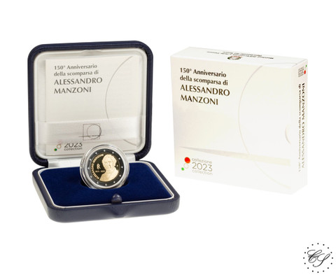 Italia 2 € 2023 Alessandro Manzoni, Proof