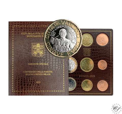 Vatikaani 2023 MMXXIII 8,88 € BU Don Lorenzo Milani