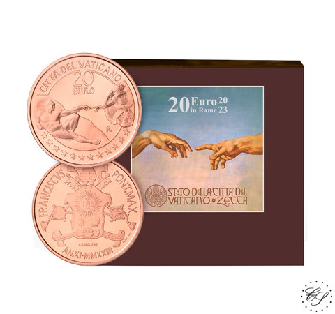 Vatikaani 20 € 2023 Aatamin luominen BU