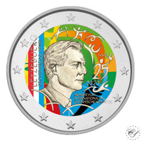 Luxemburg 2 € 2023 Olympiakomitean jäsenyys, väritetty (#1)
