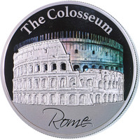 Niue 2 $ 2015 Colosseum Roomassa - The Hologram Collection