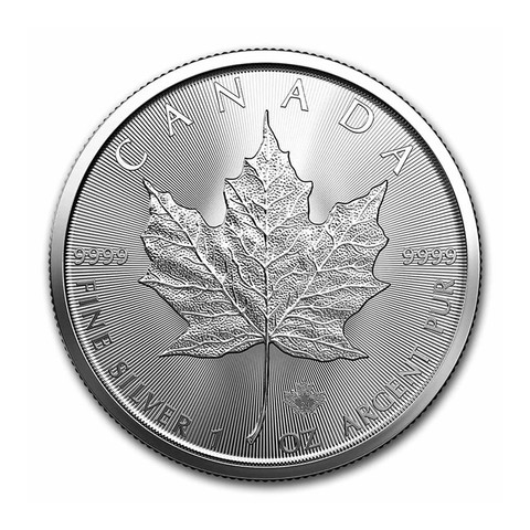 Kanada 2023 Maple Leaf hopearaha 1 oz