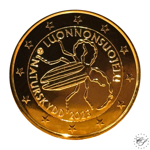 Suomi 2 € 2023 Luonnonsuojelulaki 100 v., kullattu