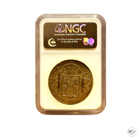Meksiko 1782 El Cazador haaksirikkoraha 8R hopea (NGC)