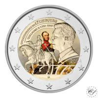 Luxemburg 2 € 2024 Suurherttua Guillaume II 175 v., väritetty (#2)