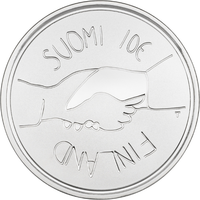 Suomi 10 € 2017 Itsenäinen Suomi 100 vuotta Ag, Proof