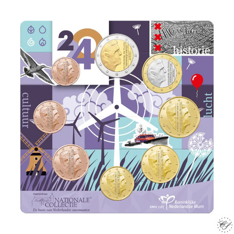 Alankomaat 1s - 2€ 2024 Ilma rahasarja