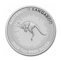 Australia 2025 Kenguru 1 oz hopearaha
