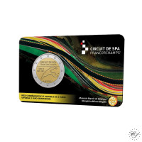 Belgia 2 € 2025 Spa-Francorchamps, BU coincard
