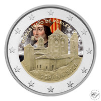 Espanja 2 € 2026 Pobletin luostari, väritetty (#1)