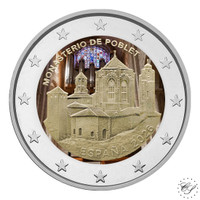 Espanja 2 € 2026 Pobletin luostari, väritetty (#3)
