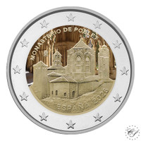 Espanja 2 € 2026 Pobletin luostari, väritetty (#4)