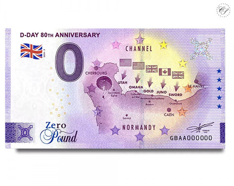 Iso-Britannia 0 £ 2024 D-Day 80 vuotta