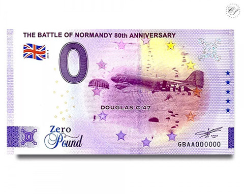 Iso-Britannia 0 £ 2024 Normandian taistelu 80 vuotta