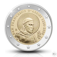 Italia 2 € 2026 Franciscus Assisilainen