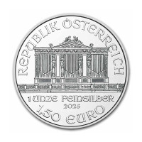 Itävalta 2025 Wienin Philharmoonikot hopearaha 1 oz 