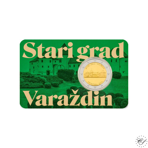 Kroatia 2 € 2024 Varazdinin kaupunki BU, coincard
