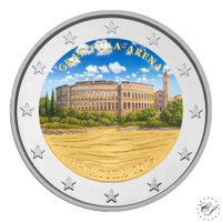 Kroatia 2 € 2025 Pula Areena, väritetty (#3)