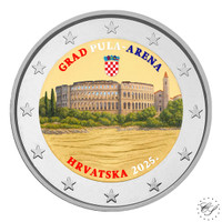 Kroatia 2 € 2025 Pula Areena, väritetty (#5)