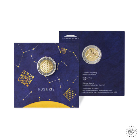 Latvia 2 € 2024 Himmeli, BU coincard