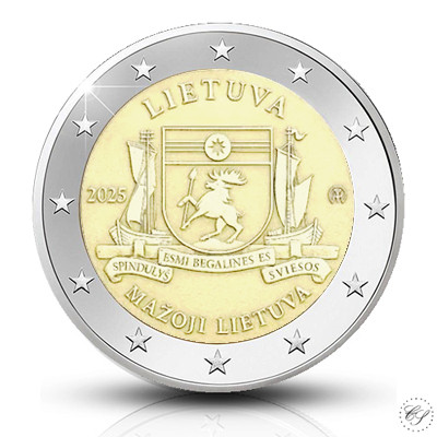 Liettua 2 € 2025 Mazoji Liettua