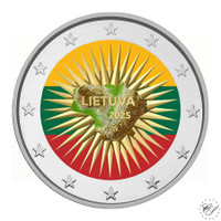 Liettua 2 € 2025 Puolustus, väritetty (#1)