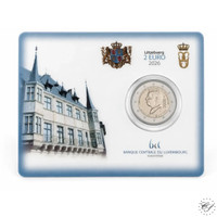 Luxemburg 2 € 2026 Suurherttua Guillaume, BU coincard