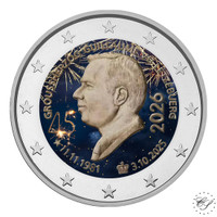 Luxemburg 2 € 2026 Suurherttua Guillaume, väritetty (#4)