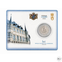 Luxemburg 2 € 2026 Kaarle Suuri, BU coincard