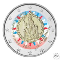 Luxemburg 2 € 2026 Kaarle Suuri, väritetty (#2)