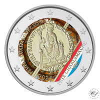Luxemburg 2 € 2026 Kaarle Suuri, väritetty (#5)