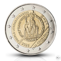 Luxemburg 2 € 2026 Kaarle Suuri