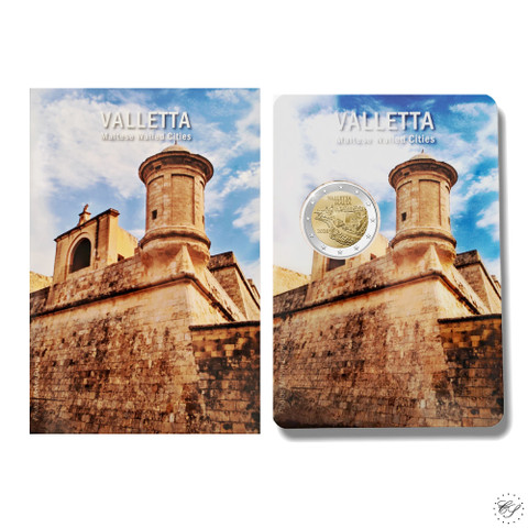 Malta 2 € 2026 Vallettan historiallinen kaupunki BU coincard