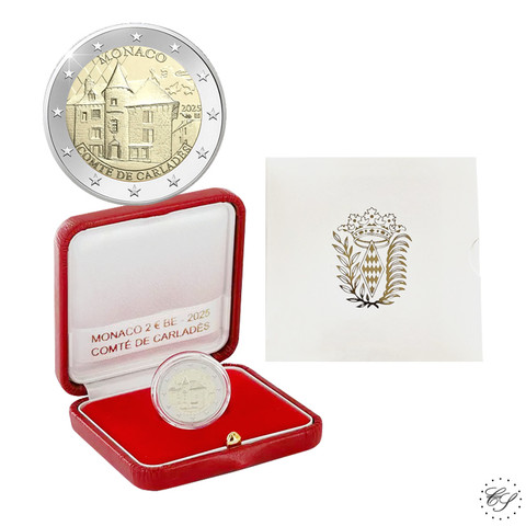 Monaco 2 € 2025 Comté des Carlades, Proof