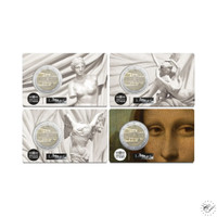 Ranska 4 x 2 € 2025 Louvre BU coincard