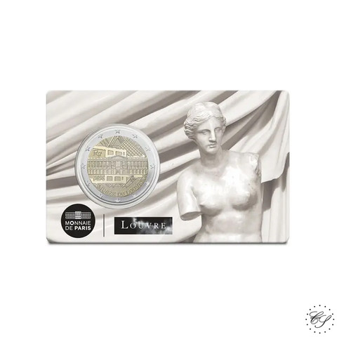Ranska 2 € 2025 Louvre & La Vénus de Milo BU coincard