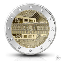 Ranska 2 € 2025 Louvre BU, irtokolikko