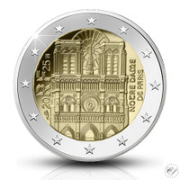 Ranska 2 € 2025 Notre-Damen katedraali
