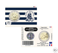 Ranska 2 € 2026 Ranskan laivasto 400 vuotta BU coincard