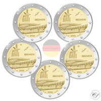 Saksa 2 € 2026 Bremen & Klimahaus A-J