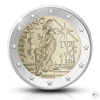 San Marino 2 € 2025 Riemuvuosi BU, irtokolikko
