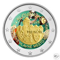 Slovakia 2 € 2026 Kulttuuripääkaupunki Trencin, väritetty (#3)