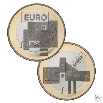 Slovenia 3 € 2026 Srečko Kosovel