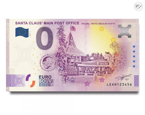 Suomi 0 € 2025 Joulupukin pääposti anniversary