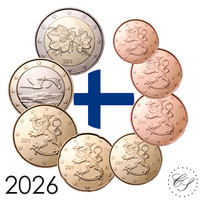 Suomi 1s - 2 € 2026 BU